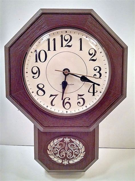 antique electric wall clocks